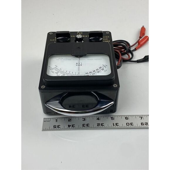 Vintage BMK Lab Auto Tune-up Meter BMK-11 Nice Condition Black Rare EB1906 - Picture 8 of 8